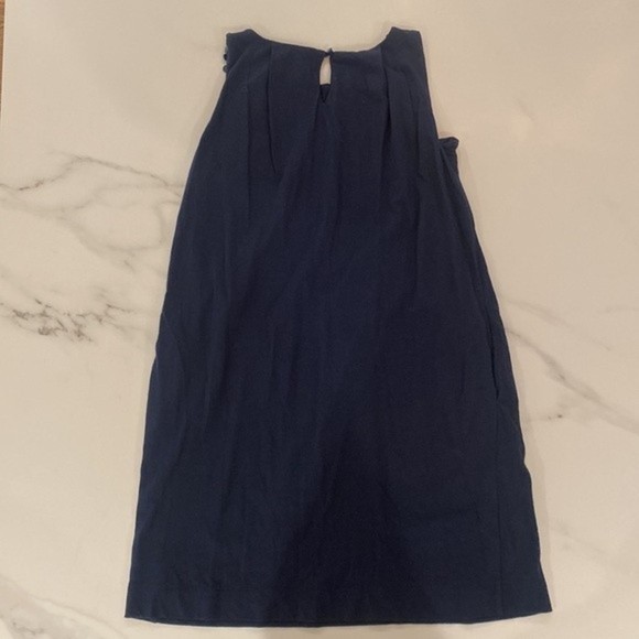 Crewcuts - Navy Blue sleeveless sequined little girls party dress, size 7 - Picture 2 of 4